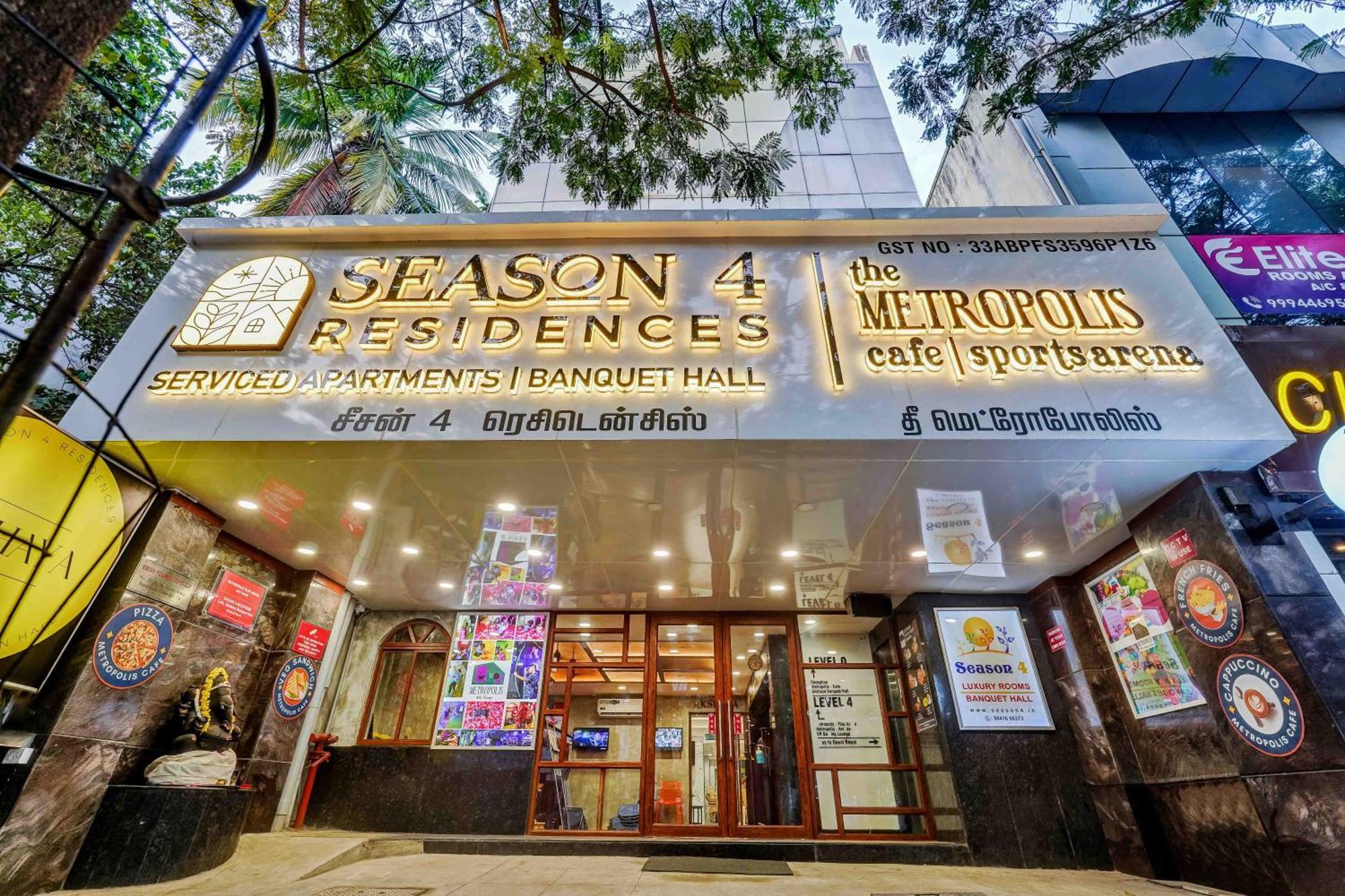 Season 4 Residences - Teynampet Near Apollo Hospital ,Balaji Dental, Us Consulate Chennai Dış mekan fotoğraf